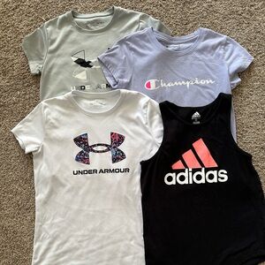 Under Armour/Adidas/Champion Girls Lot M-L